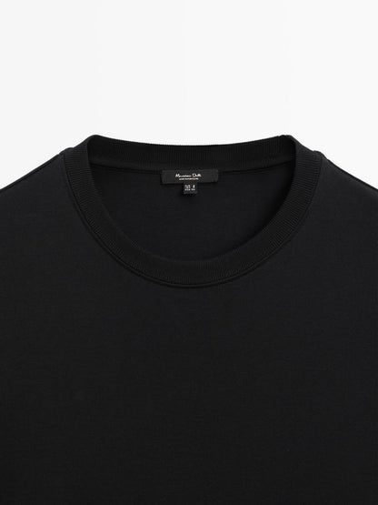 100% cotton interlock long sleeve T-shirt