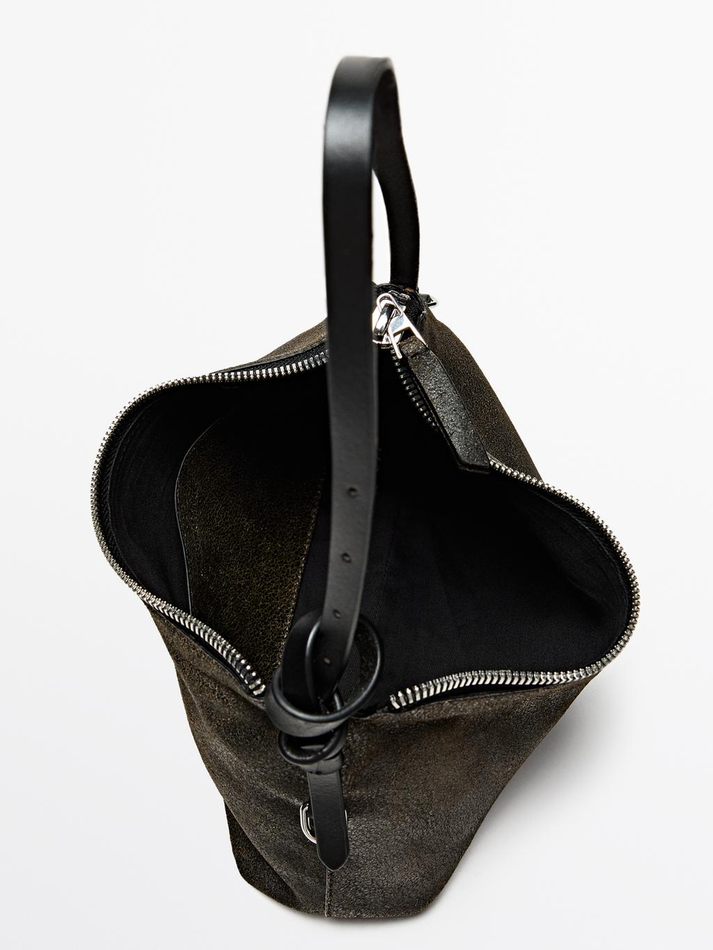 Small nappa leather bag