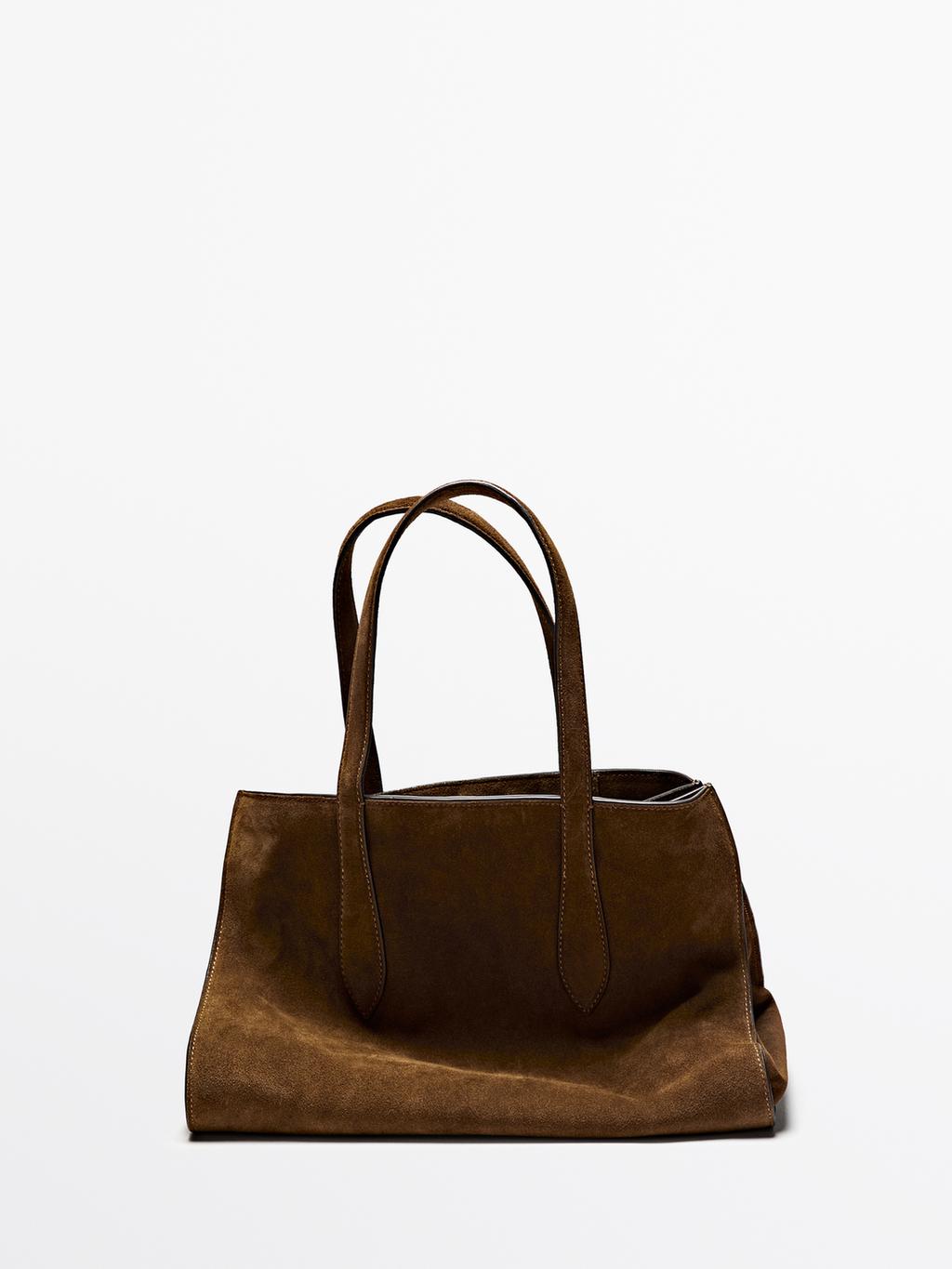 Split leather mid-sized MD ICON bag