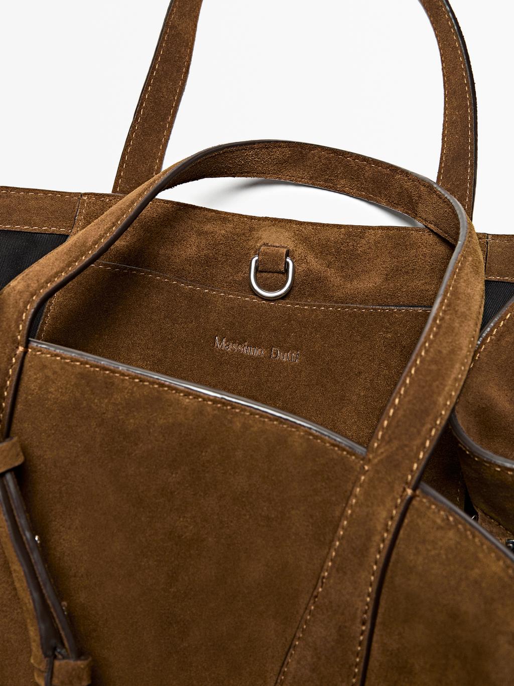 Split leather mid-sized MD ICON bag