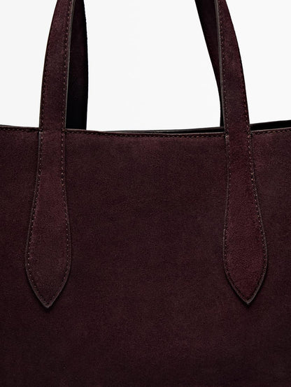 Mid-size split leather MD ICON bag