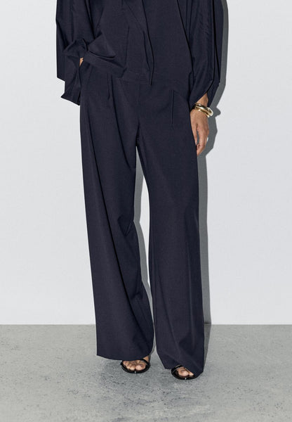 100% wool double darted trousers - STUDIO