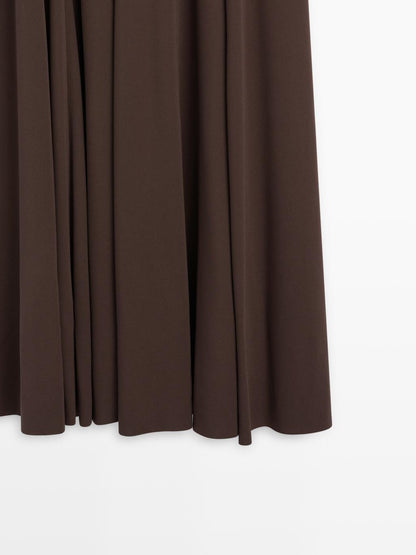 Long high neck dress - STUDIO