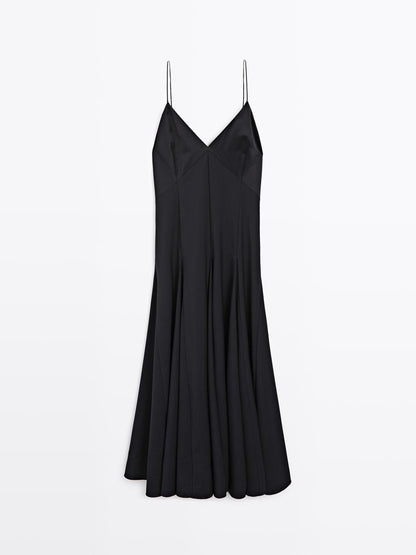 Long godet dress - STUDIO