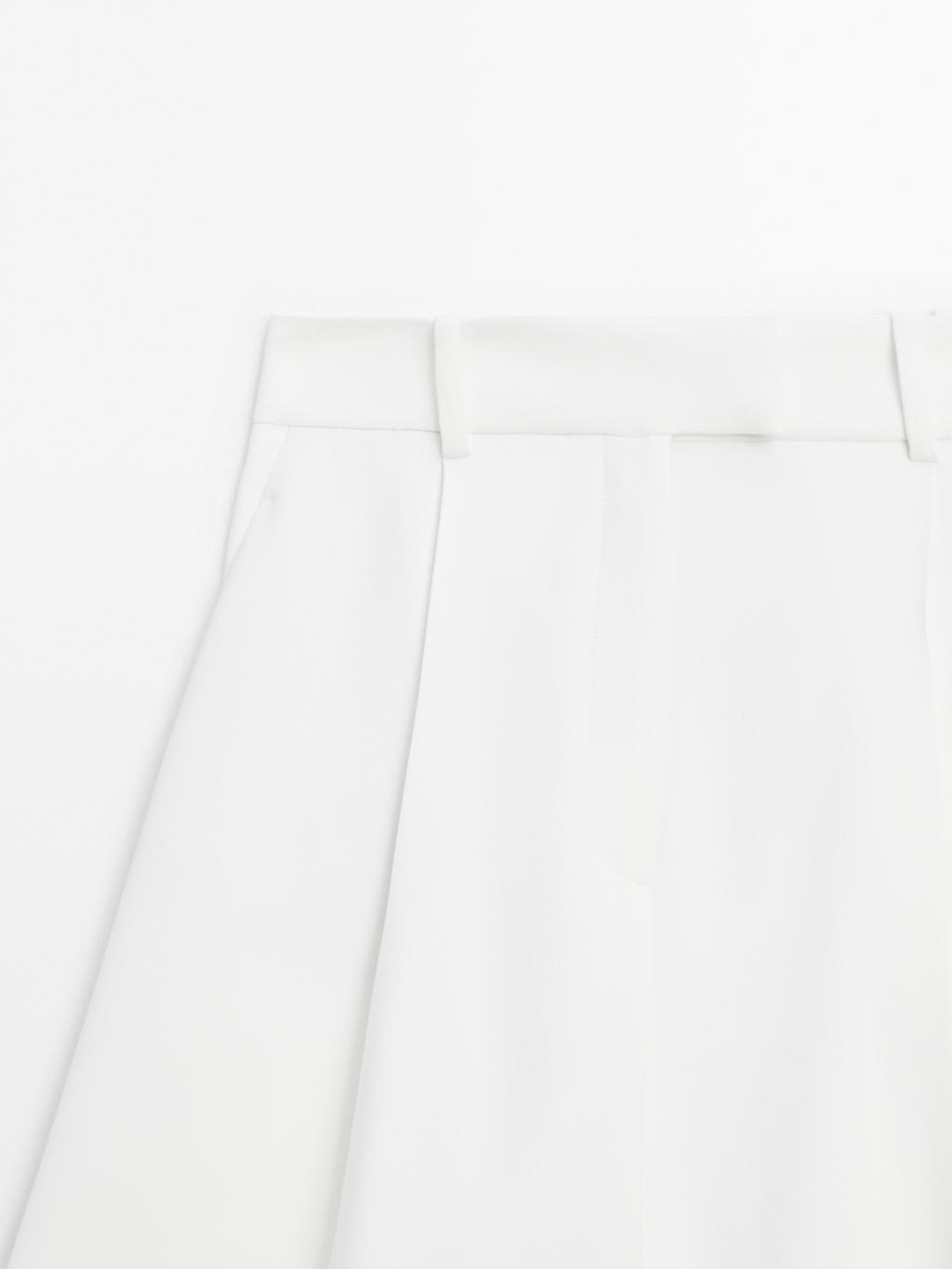 Smart Bermuda shorts with darts - STUDIO