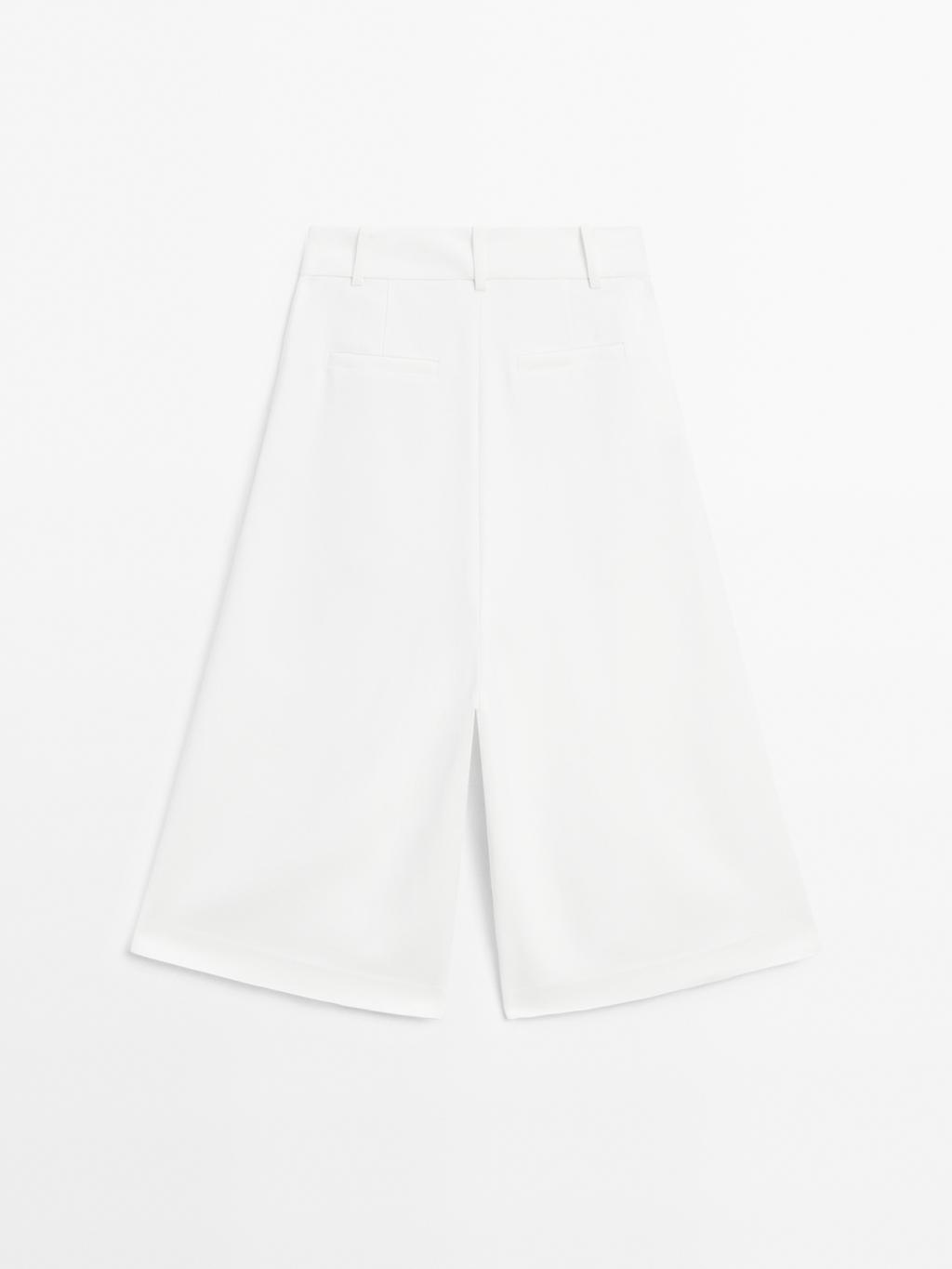 Smart Bermuda shorts with darts - STUDIO