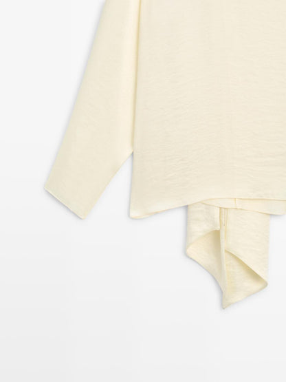 Flowing blouse with scarf - STUDIO