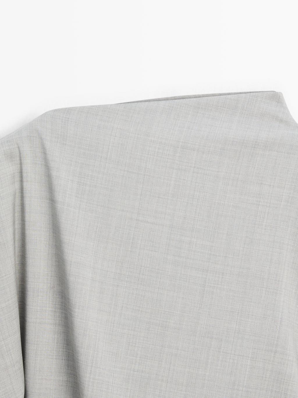 100% wool asymmetric ruffled blouse - STUDIO