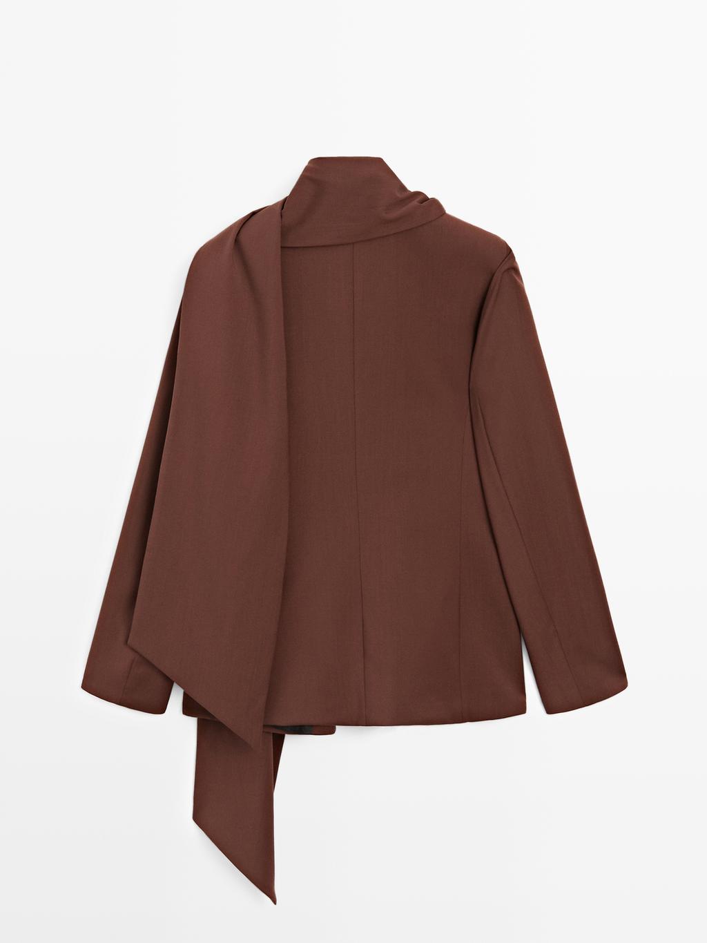 Cape blazer with scarf - Studio