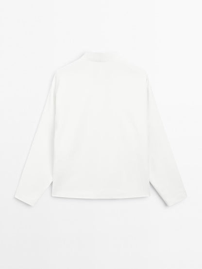 Flowing blazer with gold-toned buttons - STUDIO