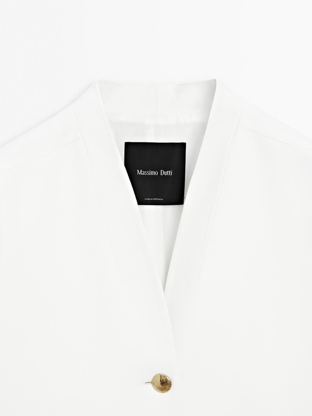 Flowing blazer with gold-toned buttons - STUDIO