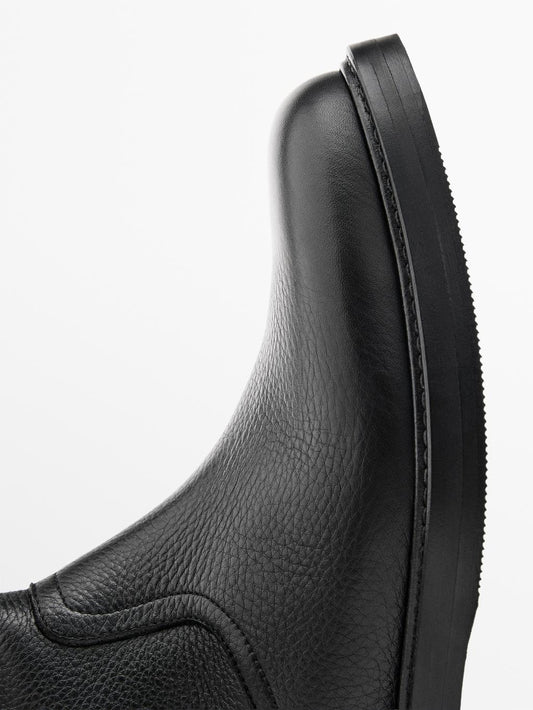 Black nappa boots - LIMITED