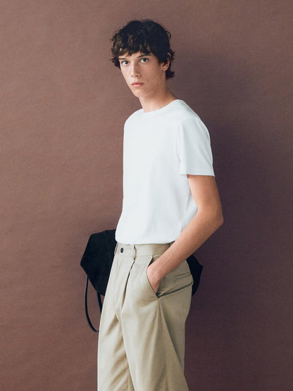 Soft split suede loafers