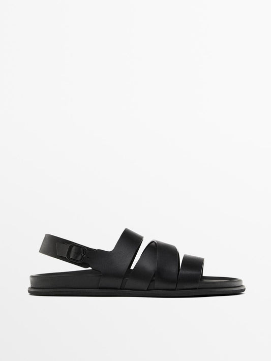 Nappa strappy sandals
